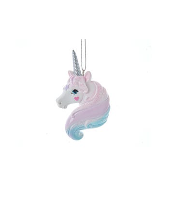 Unicorn Head Ornament For Personalization