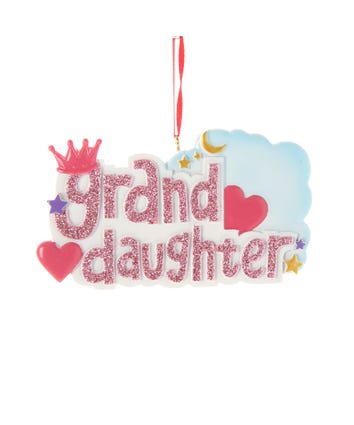 Granddaughter Ornament For Personalization