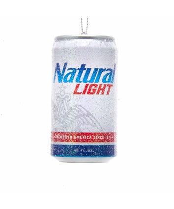 Budweiser® Natural Light Can Ornament
