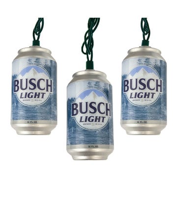 UL 10-Light Budweiser® Bush Light Can Light Set