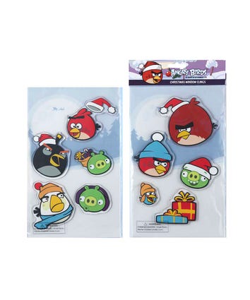 Angry Birds™ Christmas Window Clings, 2 Assorted
