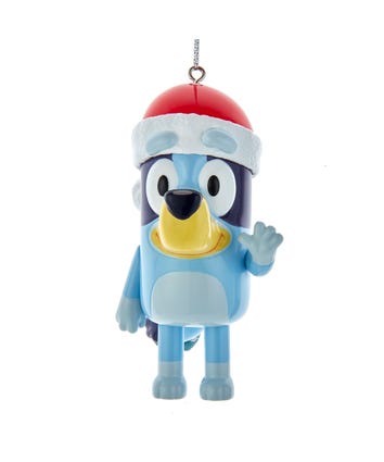 Bluey™ With Santa Hat Blow Mold Ornament