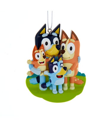 Bluey™ & Family Ornament For Personalization