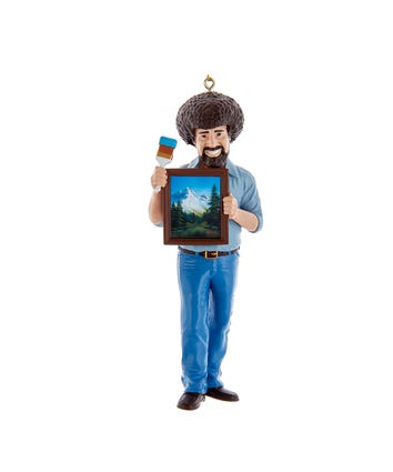 Bob Ross® With Frame Painting Ornament