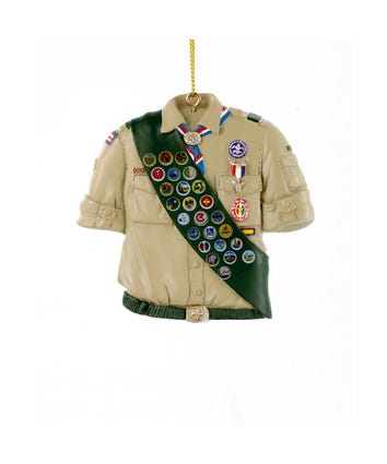 Boy Scouts Shirt With Sash Ornament