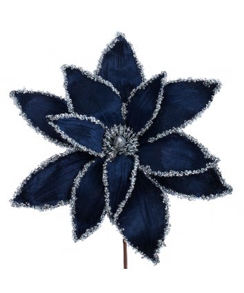 Blue Velvet Flower Pick