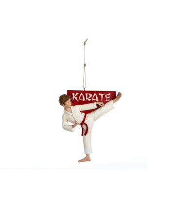 Karate Boy Ornament