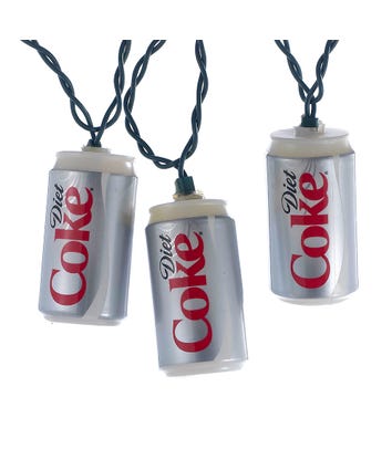 11.5' UL 10-Light Diet Coca-Cola® Can Light Set