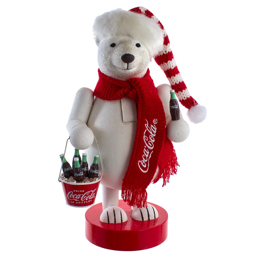 KurtAdler Kurtadler 14 Coca Cola Polar Bear Nutcracker