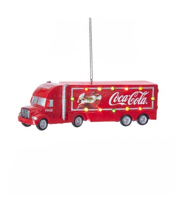 Coca-Cola® Battery-Operated Truck With Lights Ornament