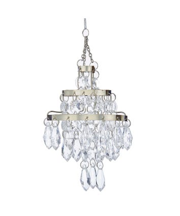 Clear Bead Chandelier Ornament