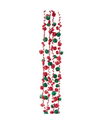 Red and Green Bell Garland