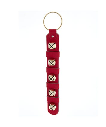 Red Belt With Bells Door Hanger