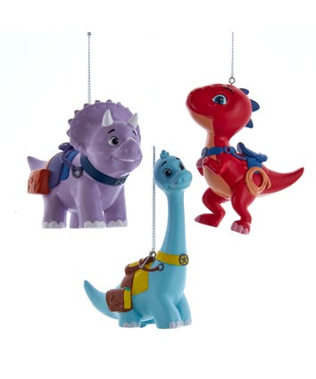 Dino Ranch™ Dinosaurs Blow Mold Ornaments, 3-Piece Set