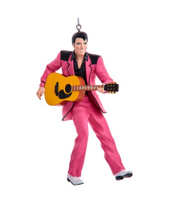 Elvis Presley® In Pink Suit Ornament