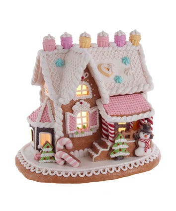 Gingerbread Cake House With LED Light