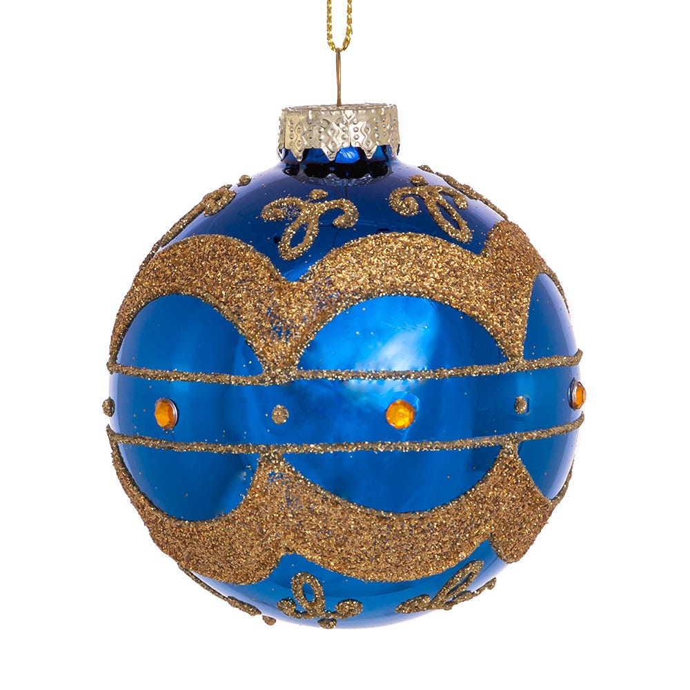 Navy shop blue ornaments