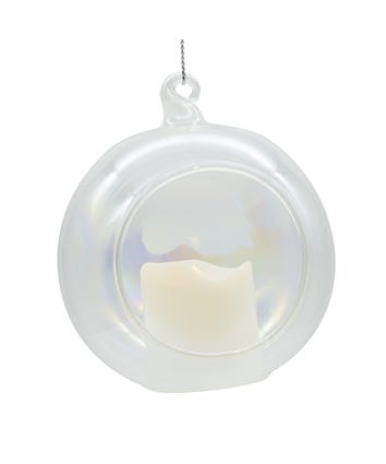 90MM Battery-Operated Lighted LED Candle In Votive Ornament