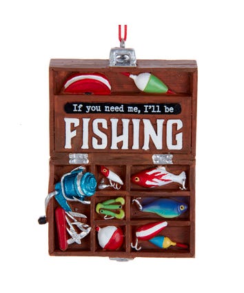 Fishing Tackle Box Ornament