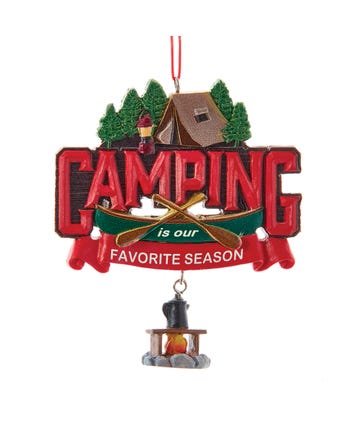 Camping Ornament