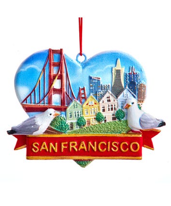 San Francisco Landmark Ornament