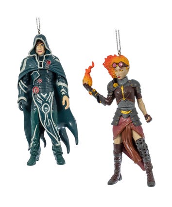 Magic The Gathering® Jace and Chandra Ornaments, 2 Assorted
