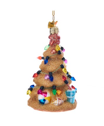 Noble Gems™ Sand Christmas Tree Glass Ornament
