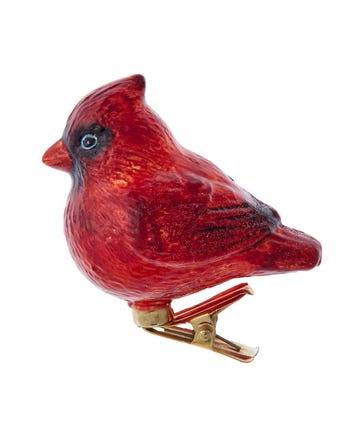 Noble Gems™ Glass Chubby Cardinal Clip Ornament