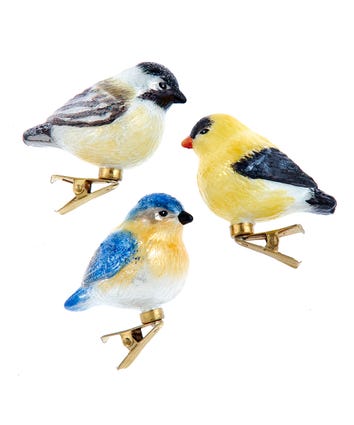 Noble Gems™ Glass Chubby Bird Ornament