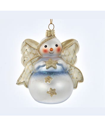 Noble Gems™ Glass Snow Angel Ornament