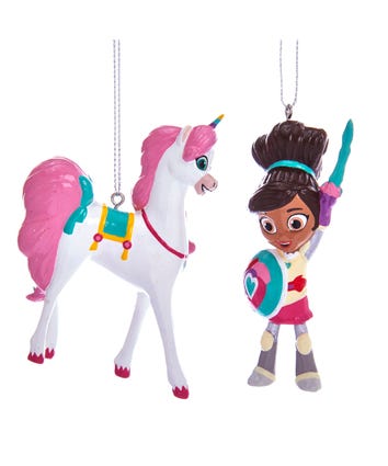 Nella© The Princess Knight and Trinket Ornaments, 2 Assorted