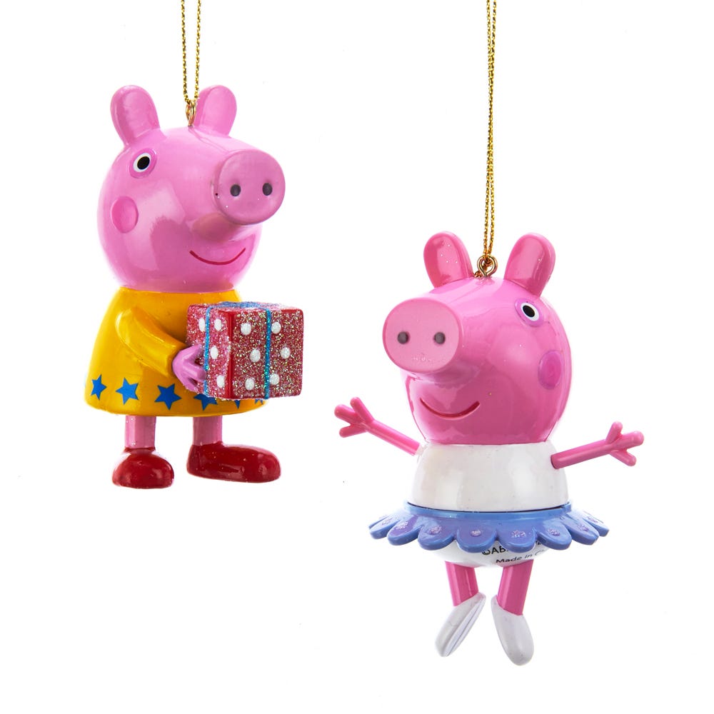 Details about   ***New*** 6" KURT S ADLER PEPPA PIG BALLERINA TUTU FAIRY Christmas ORNAMENT 
