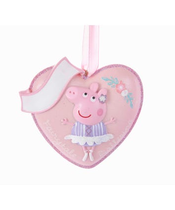 Peppa Pig™ Heart Ornament For Personalization