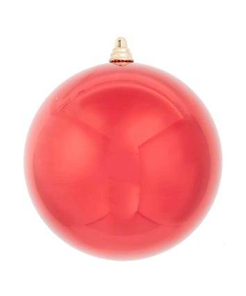 150MM Shatterproof Shiny Red Ball Ornament