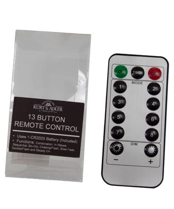 Battery-Operated Remote Control for USB Lighted Glass Ball