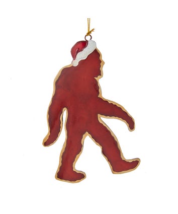 Bigfoot Silhouette Ornament