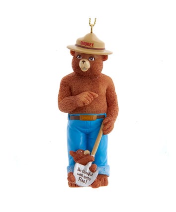 Smokey The Bear™ With Shovel Ornament