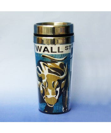 NY Wall Street Coffee Container