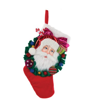 Santa Face Stocking