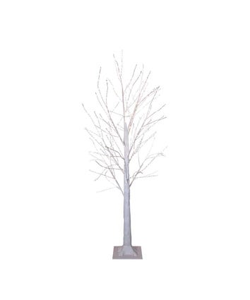 4' Pre-Lit Warm White Fairy LED Winter White Twig Tree