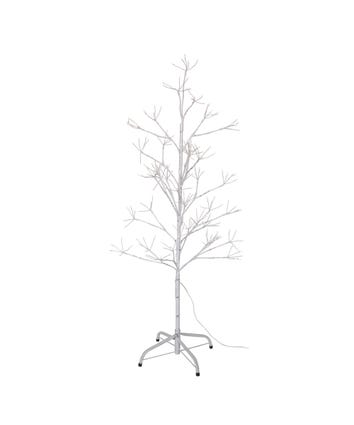 4' Pre-Lit Warm White Fairy LED White Birch Twig Tree
