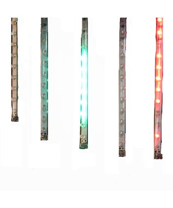 5-Light Multi-Color Snowfall LED Light Set With 12 Chip Set