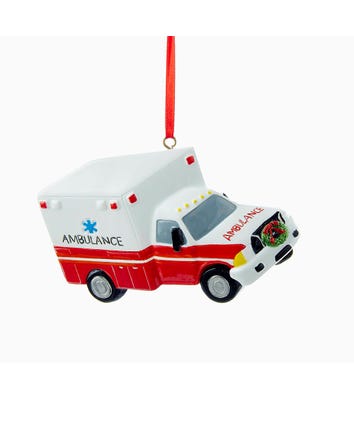 Ambulance Ornament For Personalization