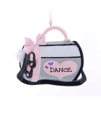 Dance Bag Ornament For Personalization